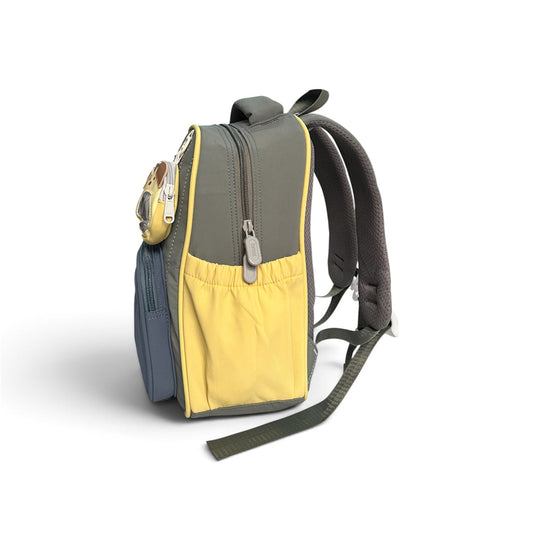 Sac à Dos Enfant Beimux - Vert Sauge & Bleu avec Porte-Monnaie
