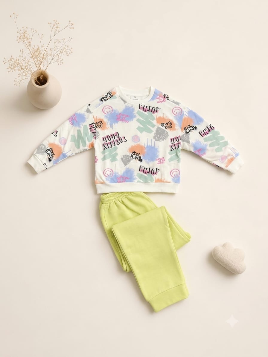 Ensemble Sweat-Shirt Et Pantalon ( 8ans - 14ans )