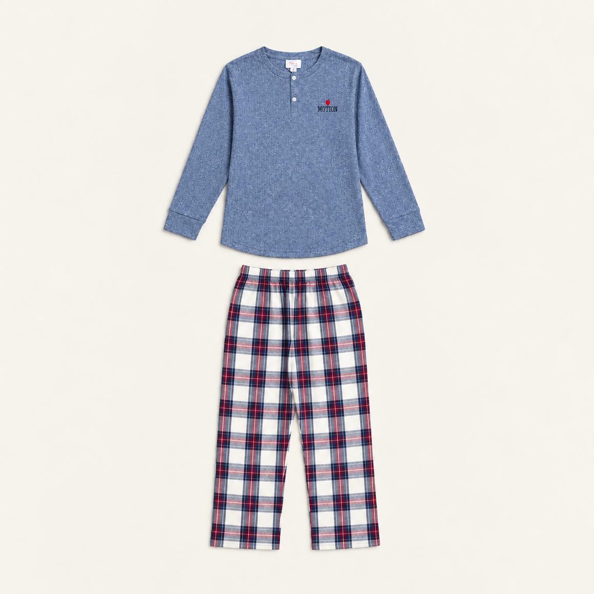 ensemble de pyjama deux pièces confortable pour fille 8ans-14ans