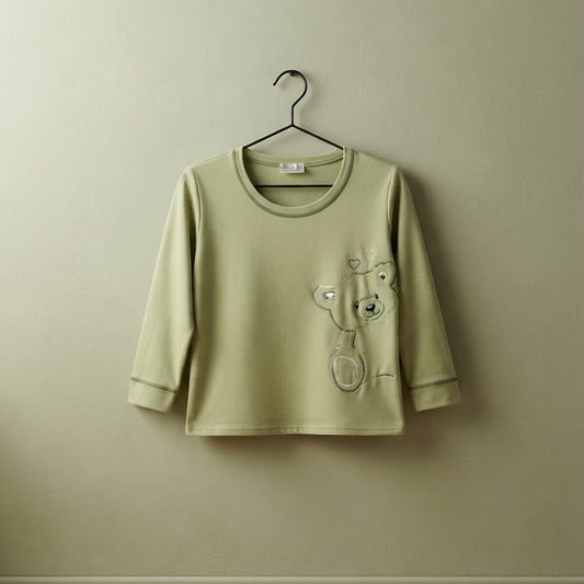 Ensemble de pyjama douillet à carreaux (vert menthe) 6ANS A 12ANS