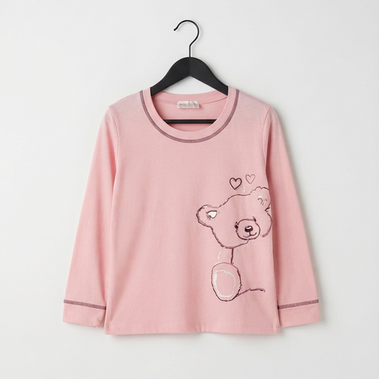 Ensemble de pyjama douillet à carreaux (Rose ) 6ANS A 12ANS