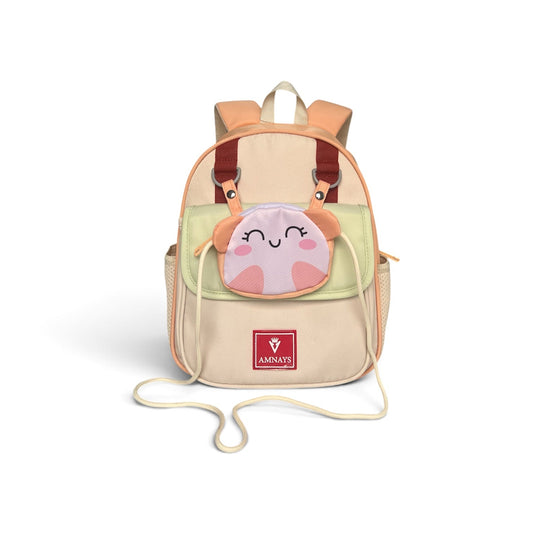 Cartable rose et beige de marque Amnays
