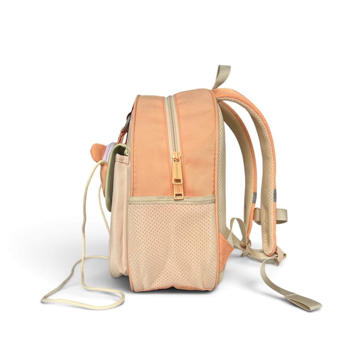 Cartable rose et beige de marque Amnays