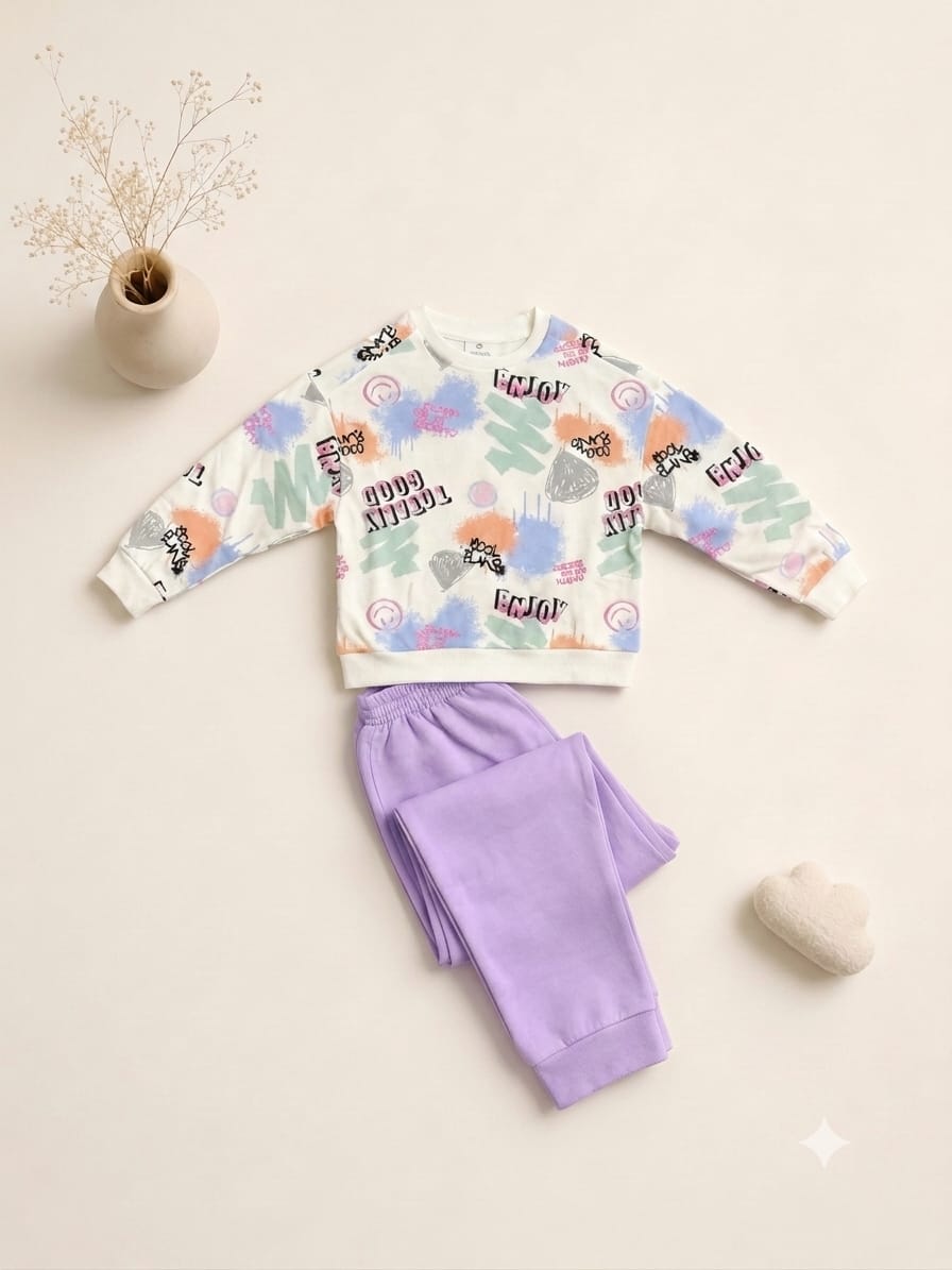 Ensemble Sweat-Shirt Et Pantalon ( 8ans - 14ans )