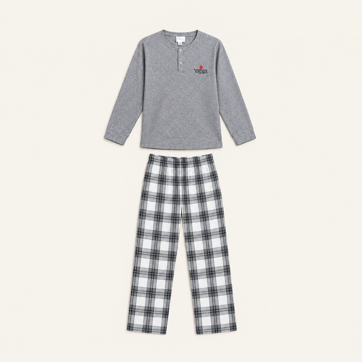 ensemble de pyjama deux pièces confortable pour fille  8ans-14ans